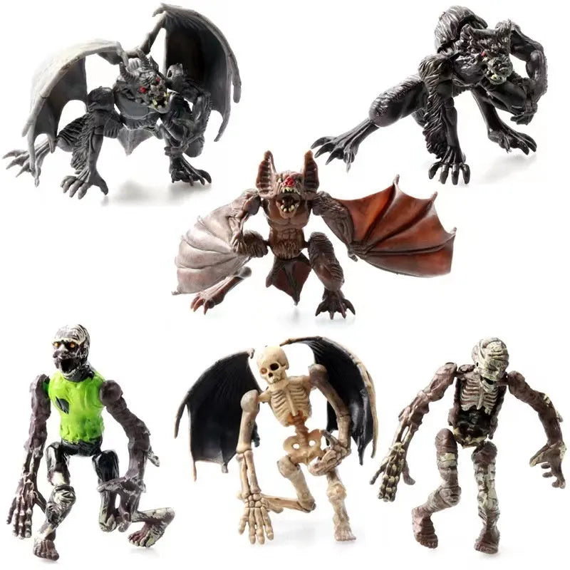 10cm plastic military soldier model with movable joints, shown in anti-terrorism special forces, Flying Tiger, zombie, and Employment Corps options.