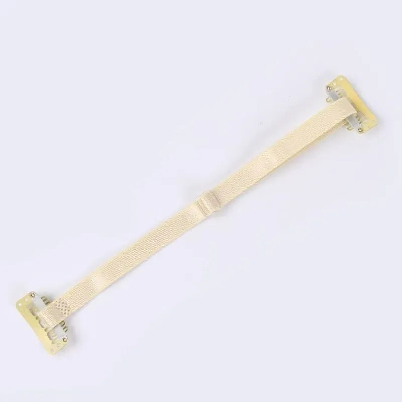 Nylon face lifting strap with invisible clip, one size, shown in black brown or apricot single or double strap