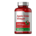 Bottle of 150 apple cider vinegar health supplement capsules.