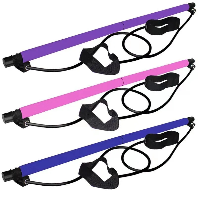 Adjustable fitness hip training pulling rope in choice of four colours with bubble bag packaging