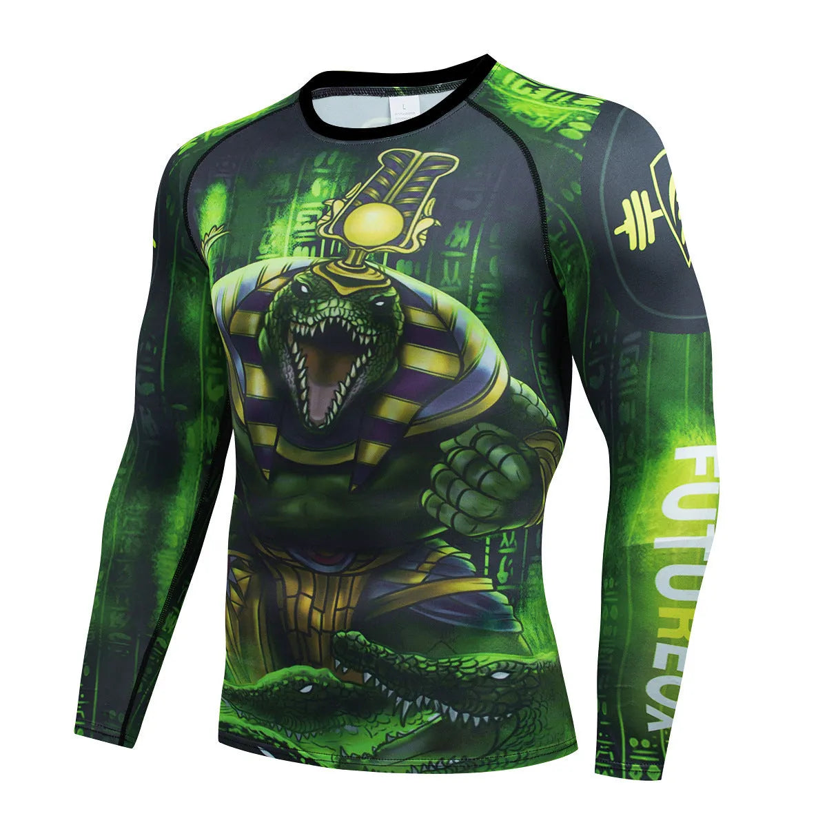 Men's slim-fit polyester sports suit in ZF016 colour, showing long-sleeve top and matching trousers for athletic use.