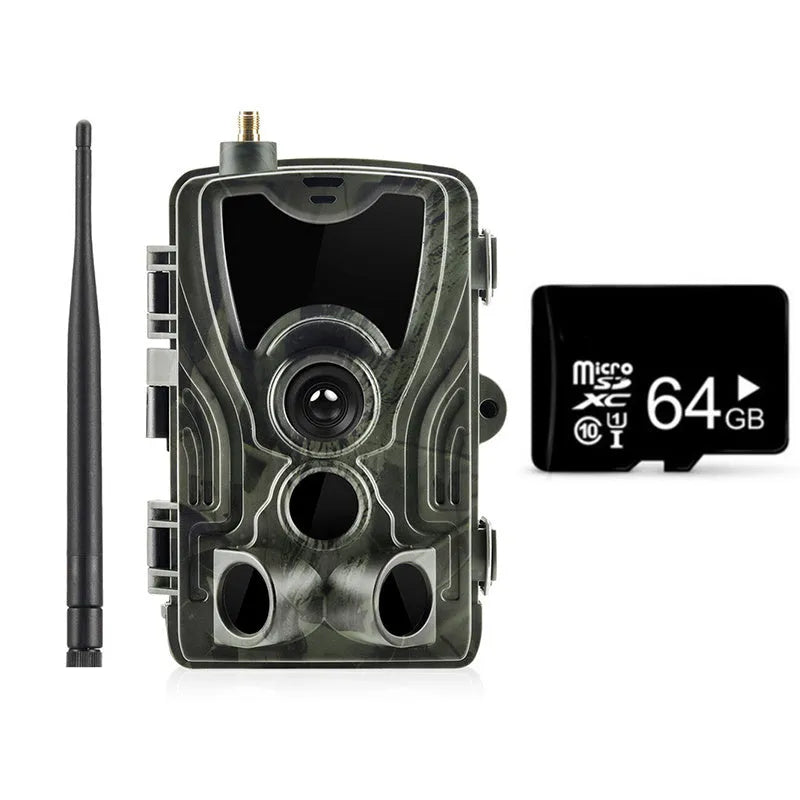 Outdoor surveillance camera in camouflage colour with 3.6mm lens and 120-degree angle for 20-metre range monitoring