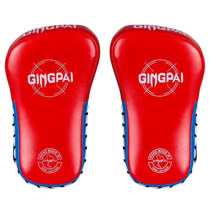 Children's hanging boxing leg target pads for martial arts training in multiple colour options