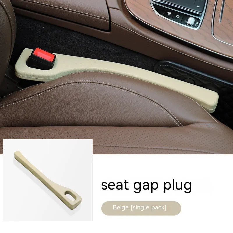 Polyurethane car seat gap filler rod in beige, black, brown, green, and red colour options.