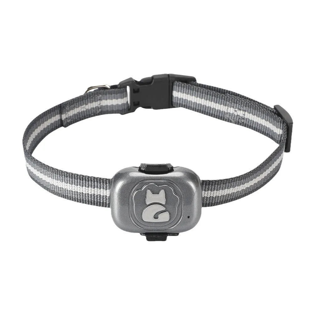 Black Pet GF-07 GPS locator device with hanging rope attachment for pet collars