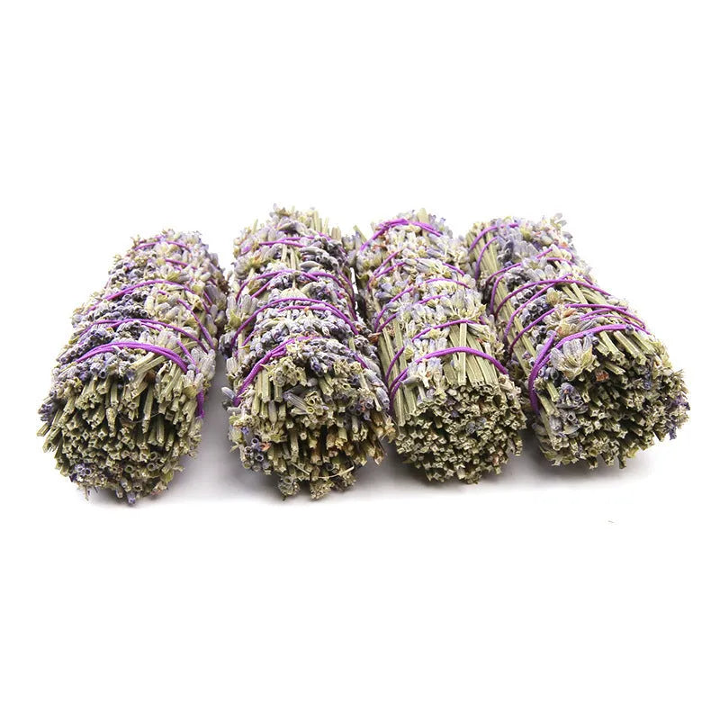 4-inch natural dried lavender aromatherapy stick for air freshening, weighing 20g