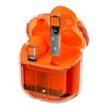 YX06 wireless TWS headphones in black, green, orange, or white with charging case