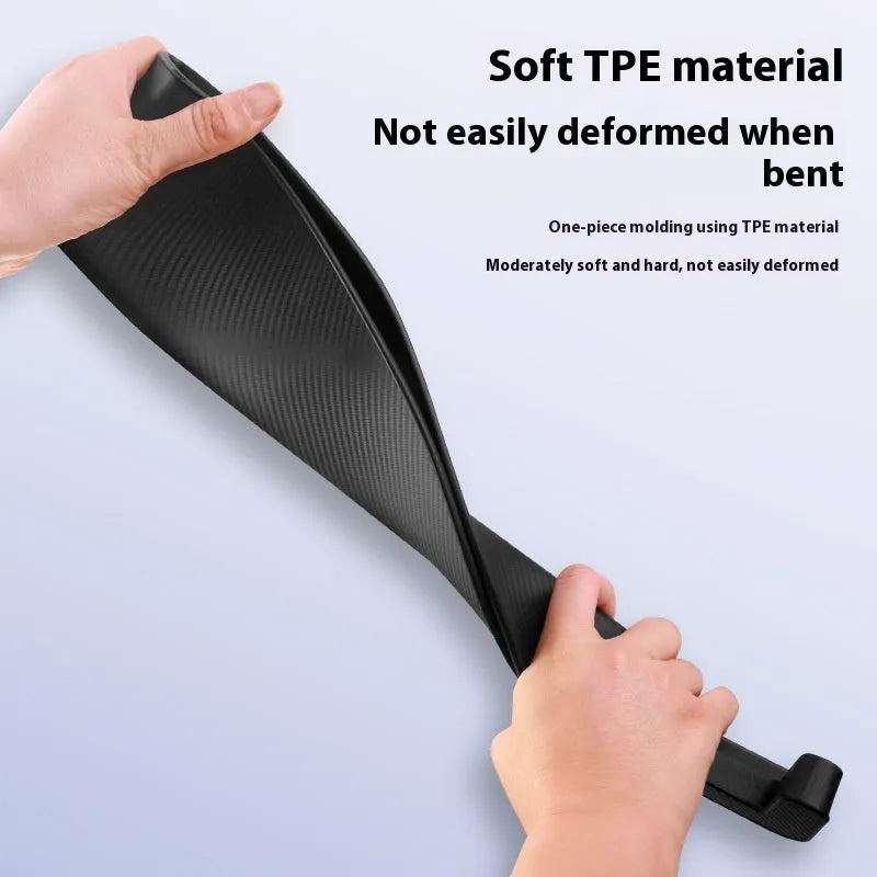 Pair of TPE car seat gap storage boxes, 39.5x5.9x8.5cm, in black, red, beige, or dark brown