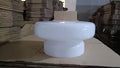 Modern glass chandelier ceiling light with 36cm square dimensions