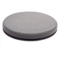 Circular car seat cushion with rotation feature, measuring 40cm across with 6cm thick sponge and non-slip base