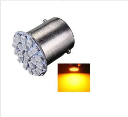 22-LED car brake and turn signal light bulb for 1156 and 1157 vehicle fittings