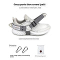 Gantry frame ankle strength strap with adjustable buckle shown in black, grey, and pink colour options