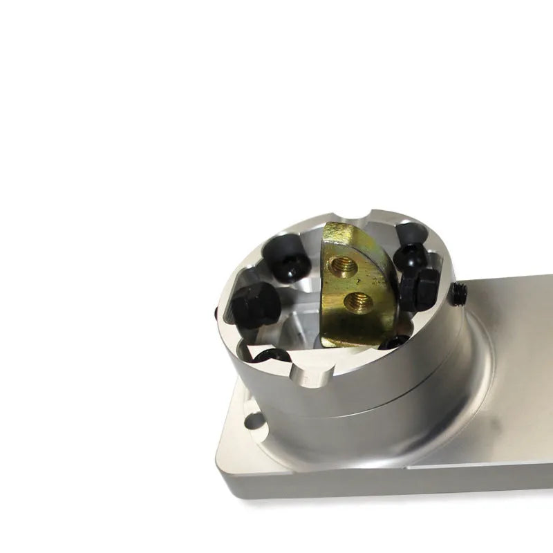 Polished silver aluminium short shift lever for Horton vehicles with mounting hardware