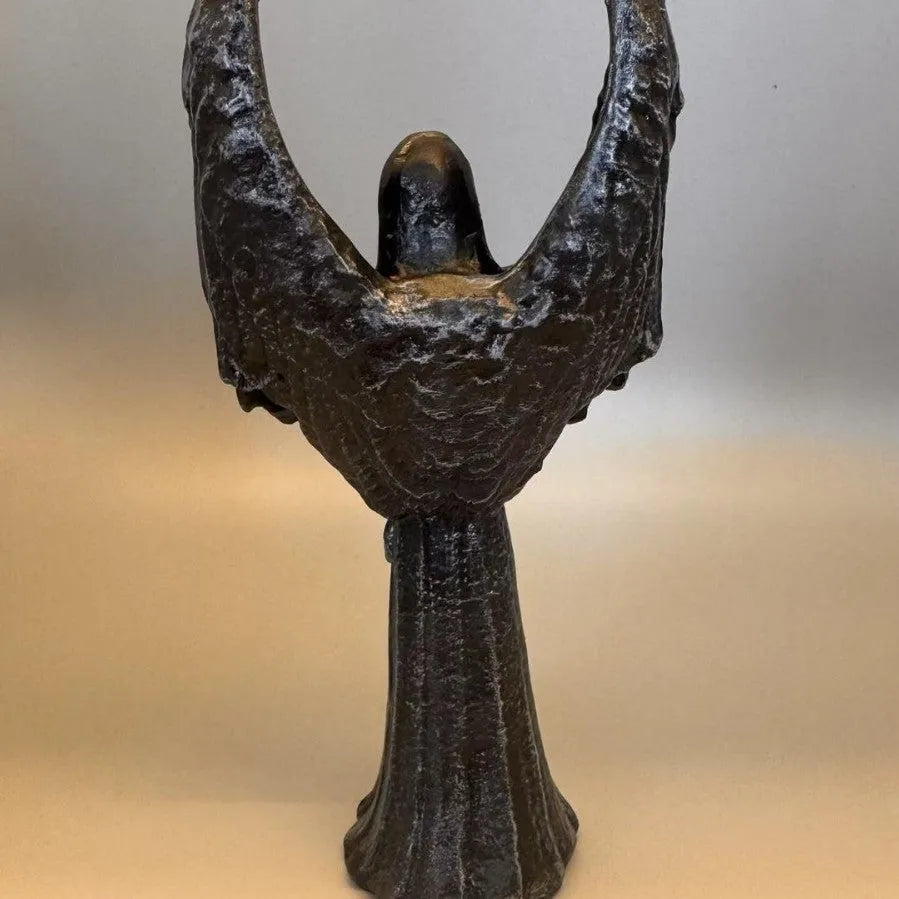 Dark Angel resin statue ornament with 17cm height, 6.5cm width, and affordable luxury styling details
