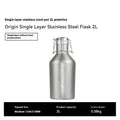 Stainless steel thermal pot with large capacity for outdoor portable use