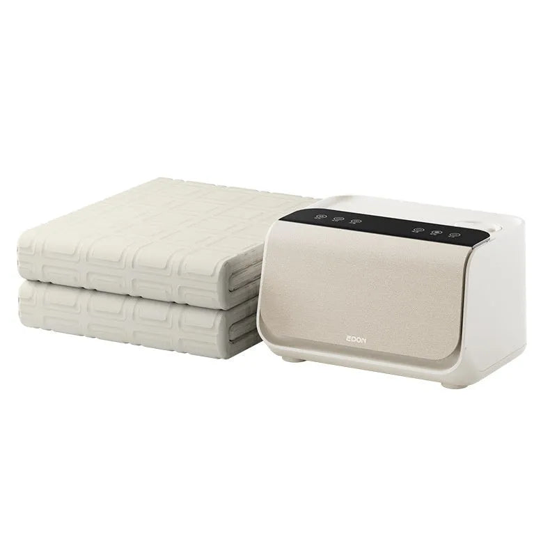 Aideng plumbing electric blanket with water circulation system showing smart host and plush fabric surface
