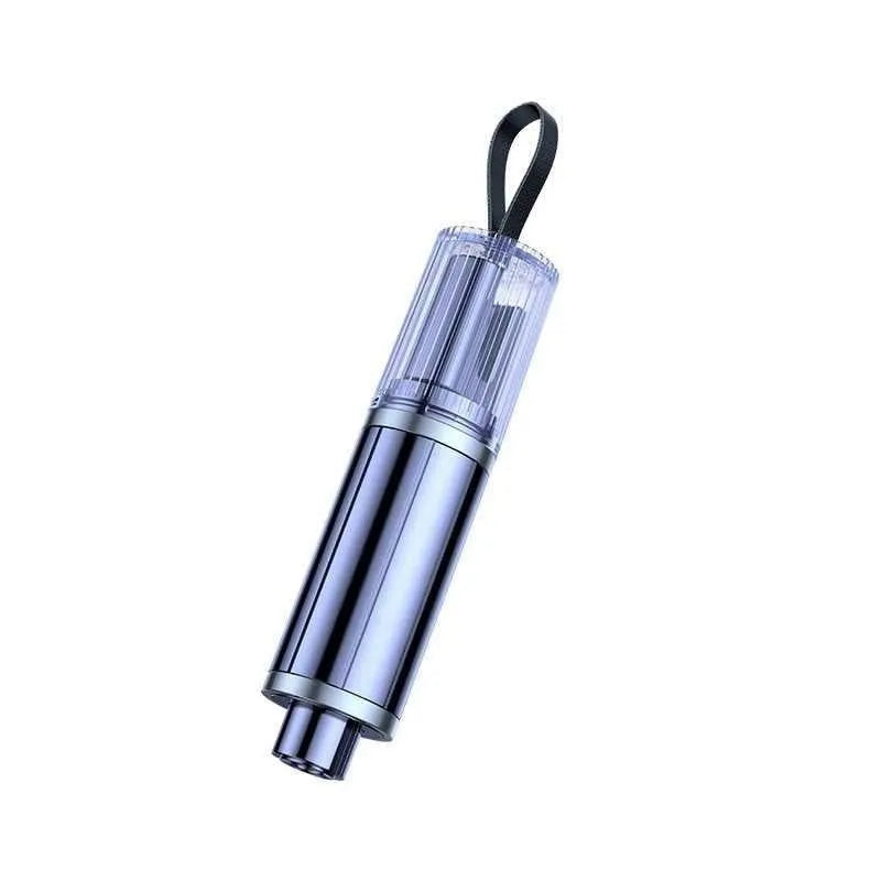 Black and red ABS plastic car safety life hammer with pointed glass breaker and seatbelt cutter