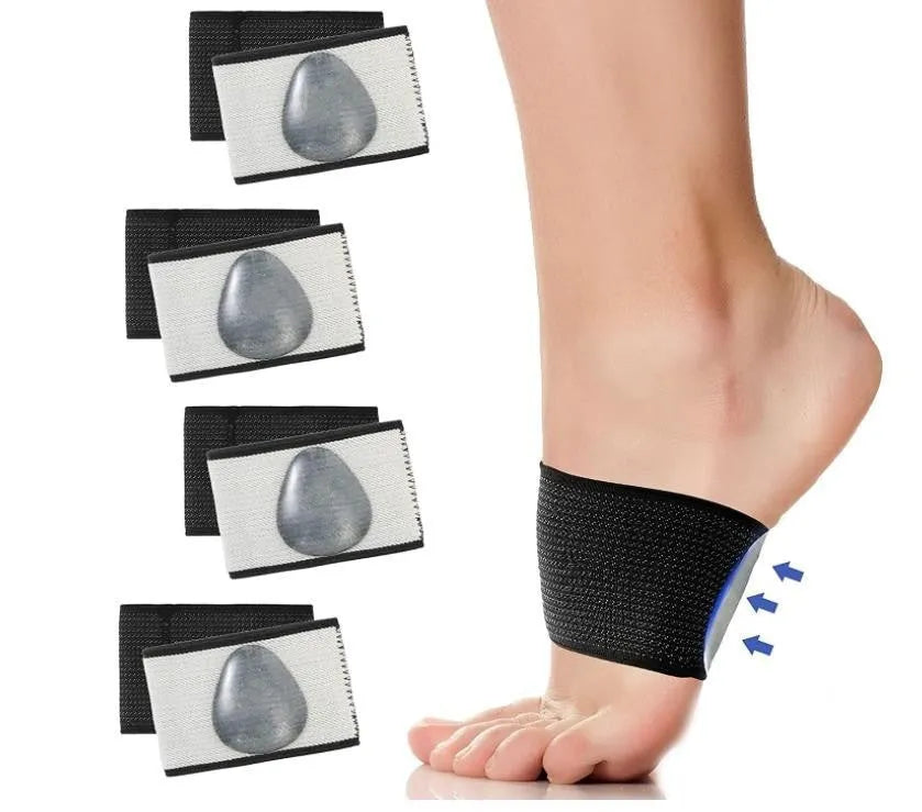 Elastic foot bandage cover with arch support in heart style and ordinary style options