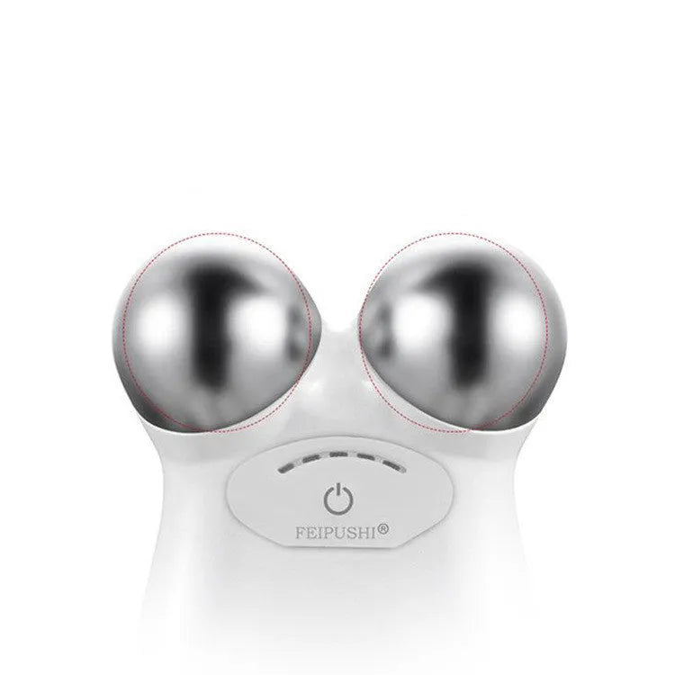 HS-858 pink and white micro current facial lifting device for skin firming treatments
