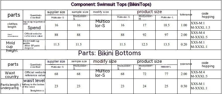 Women's separated swimwear tube top bikini set in printing colour with briefs, for swimming and wading sports