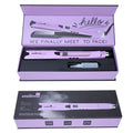 Mini steam splint spray hair straightener in champagne colour with ceramic plates and steam function