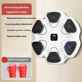 Smart music boxing machine wall target with LED display and boxing gloves