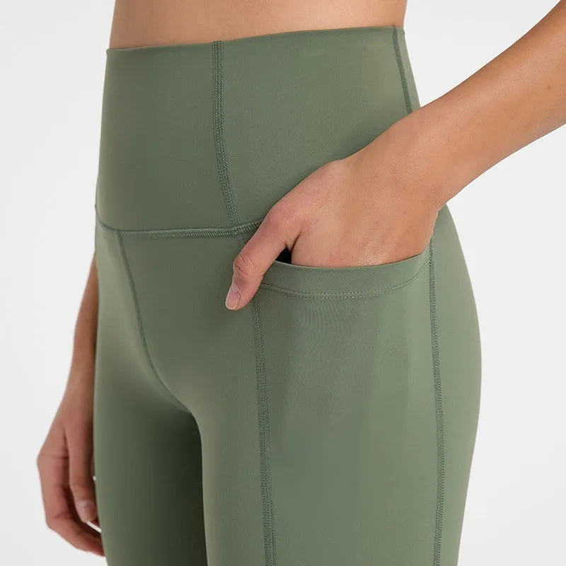 Women's black sports shorts with super stretch fabric for running and fitness activities