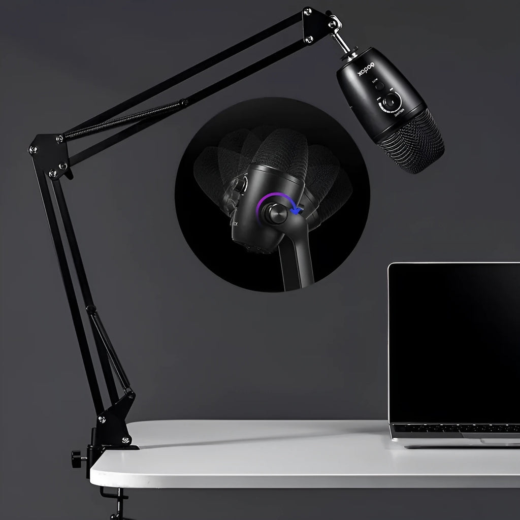 UMIC82 black wireless karaoke microphone with noise cancellation for smartphones and computers
