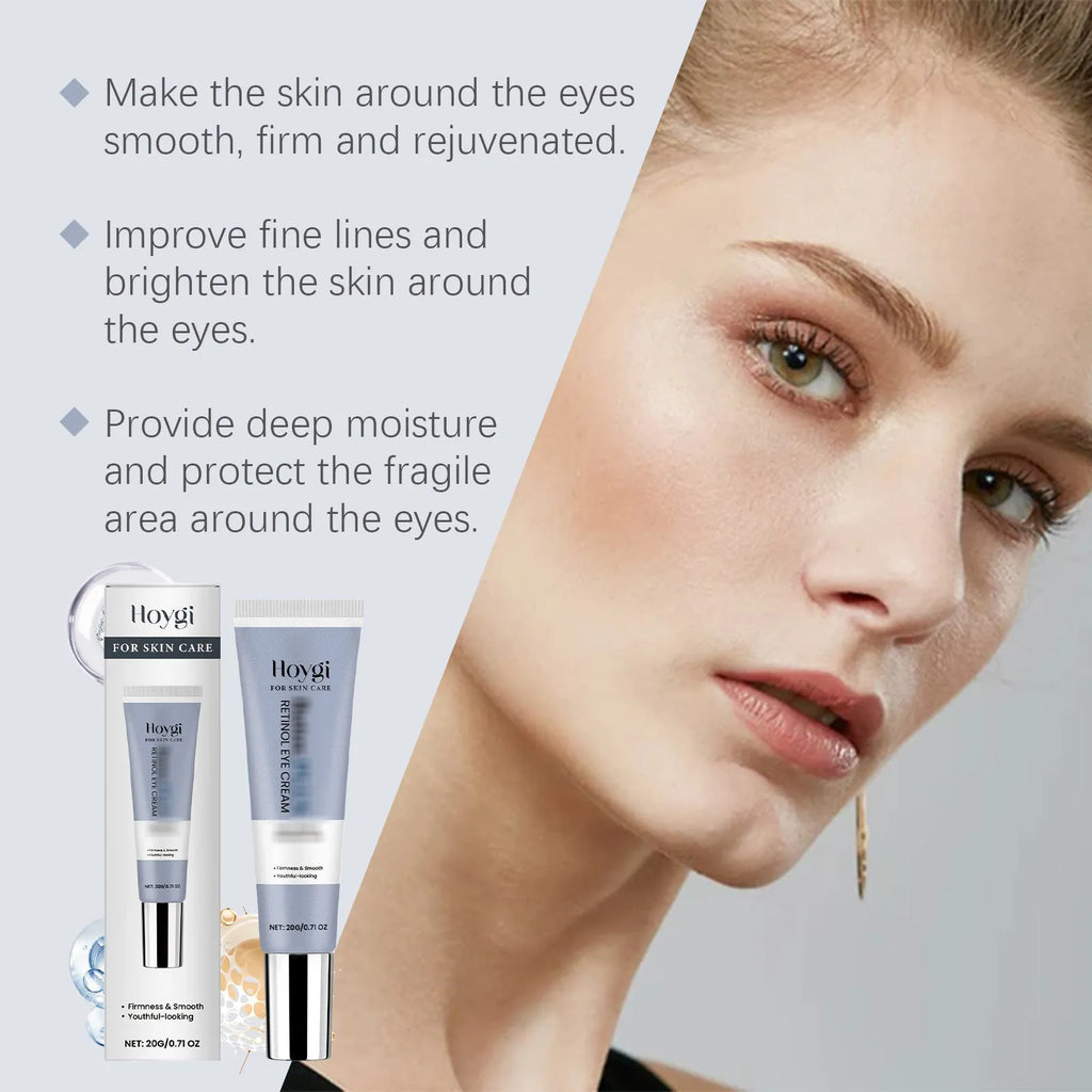 20g retinol eye cream jar for moisturising delicate eye area skin
