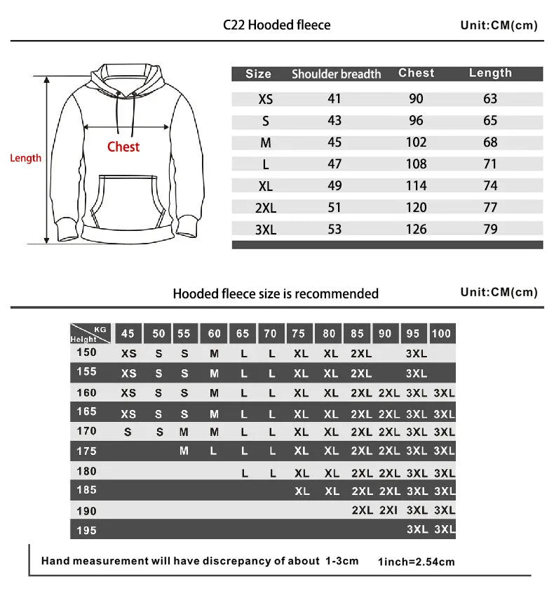 Anime print hooded sweatshirt in loose fit, cotton polyester blend, shown in one of seven colours, sizes XS to 3XL