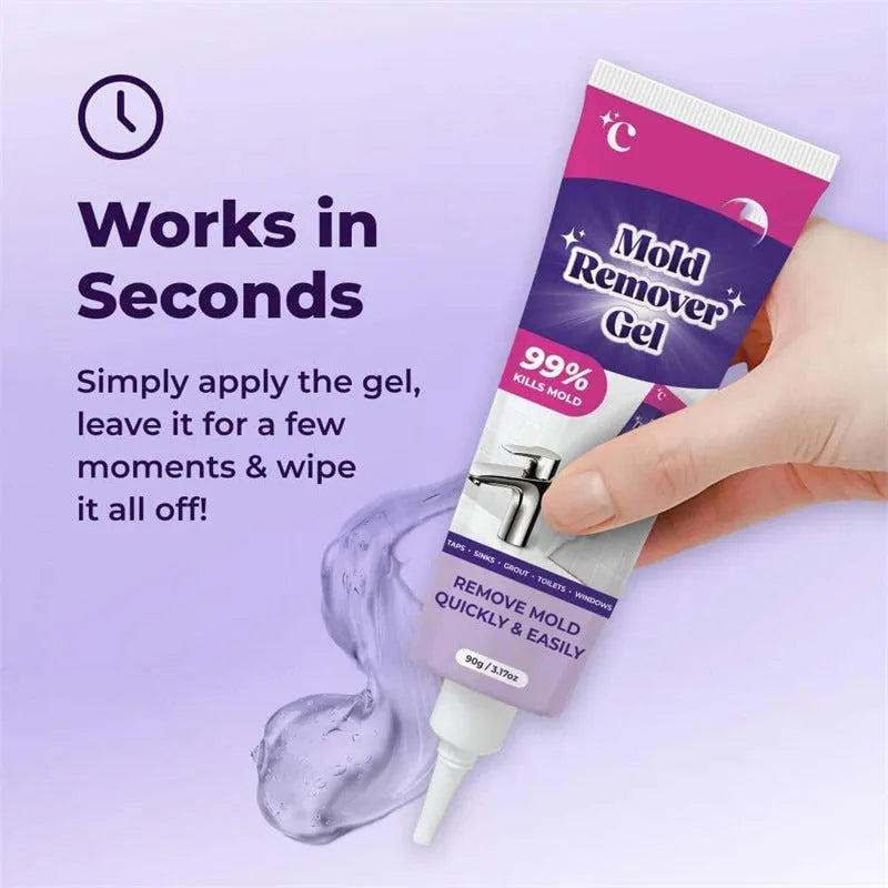 90g cleansing nursing gel in container with sodium hypochlorite and carbopol formula