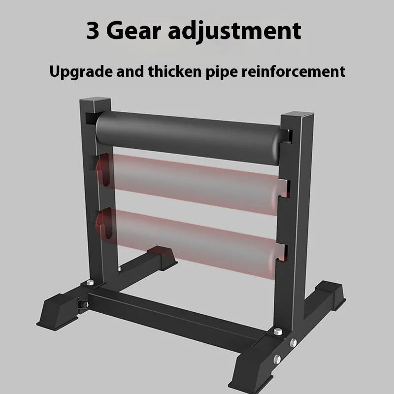 Black steel leg press trainer for fitness leg training exercises