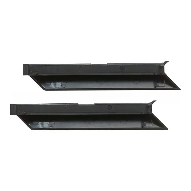 Black PS4 Pro hard drive bottom cover replacement part with warehouse door baffle block strip