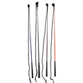 Nylon training whip with fibreglass core for equestrian riding schools and horse training