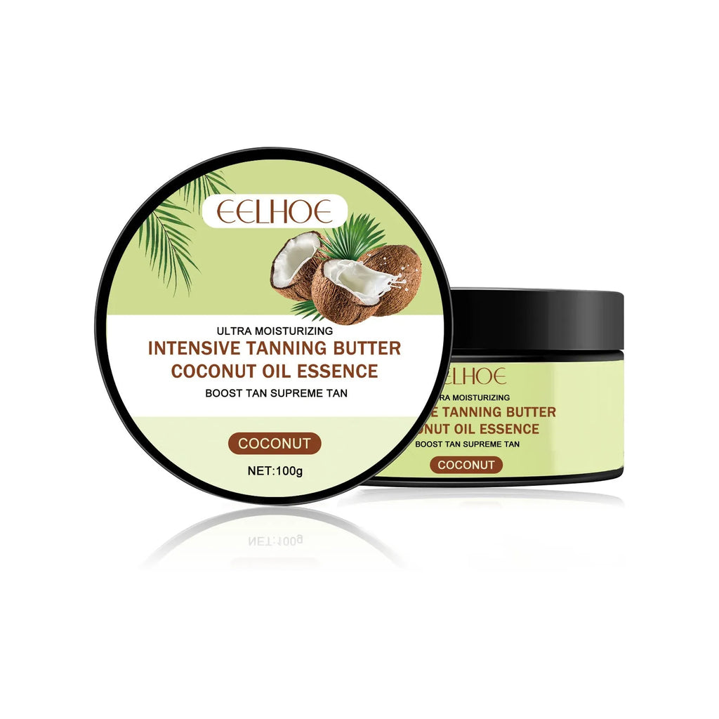 Coconut Help Black Frost Even Help Outdoor skin tanning cream tub, 100g size.