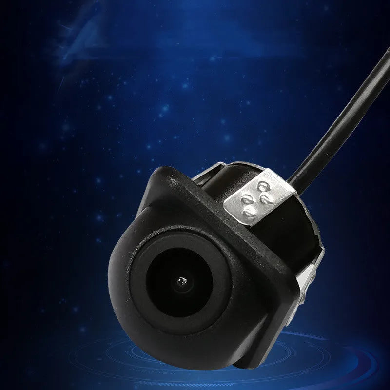 Black HD rear view car camera for GM vehicles, 720x576 resolution, 170-degree angle, 13cm x 7.9cm x 5.8cm ABS housing