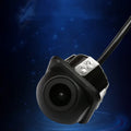 Black HD rear view car camera for GM vehicles, 720x576 resolution, 170-degree angle, 13cm x 7.9cm x 5.8cm ABS housing