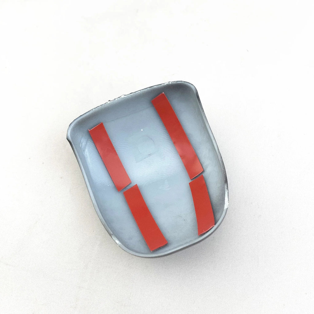 Carbon fibre pattern gear shift cover measuring 8cm diameter by 2cm height for automotive interiors
