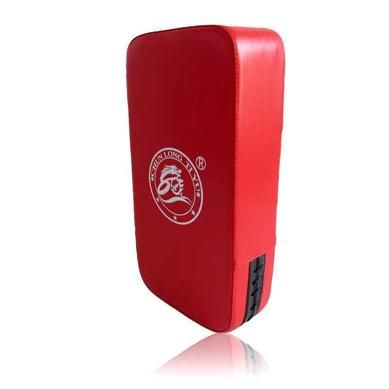 Square red taekwondo foot target for martial arts training measuring 40x20x10cm