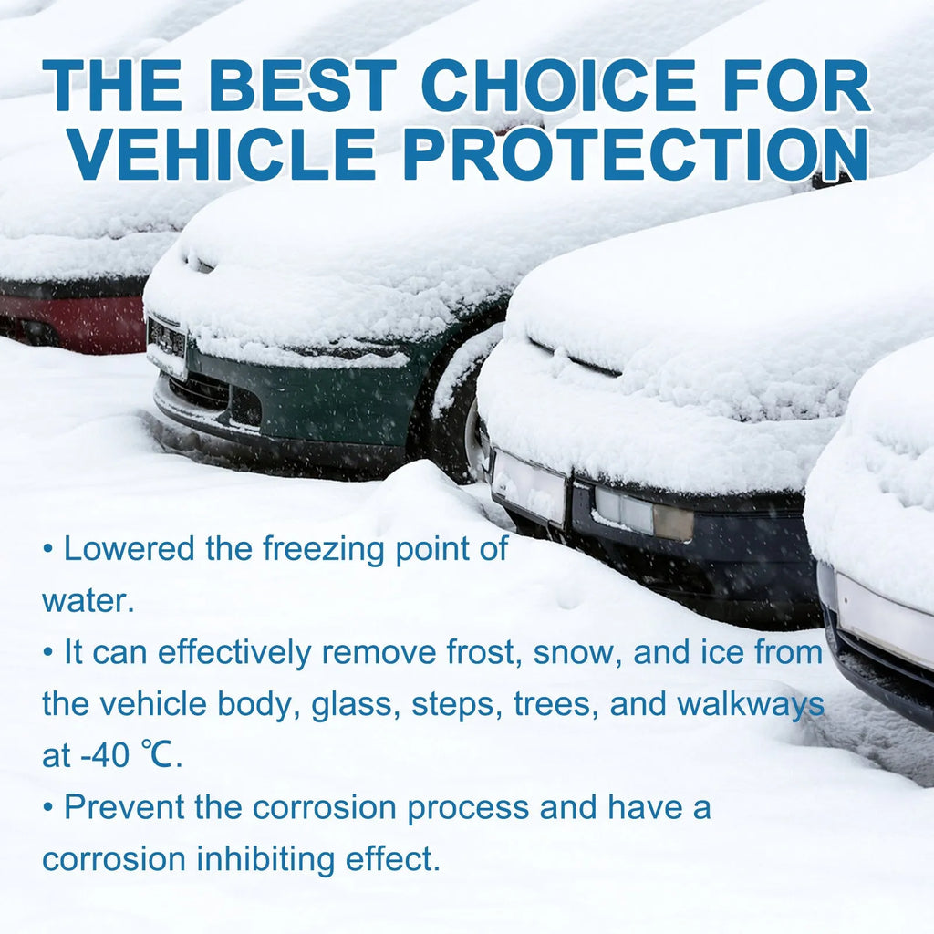Car windscreen de-icing effervescent tablets pack with 20 tablets measuring 12.7cm by 12cm