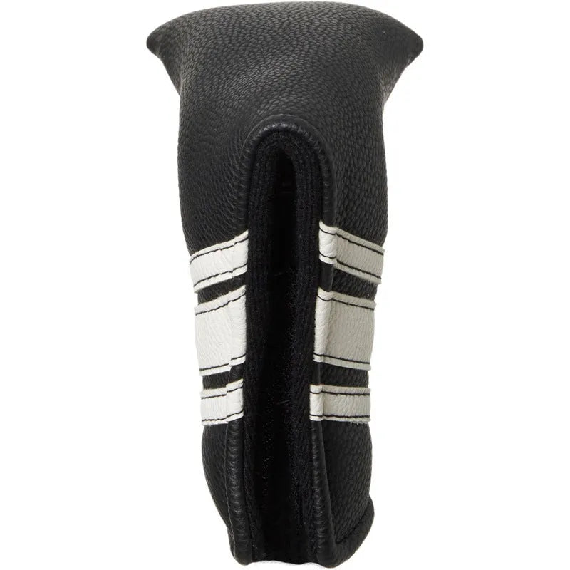Black PU leather golf push rod case for club protection