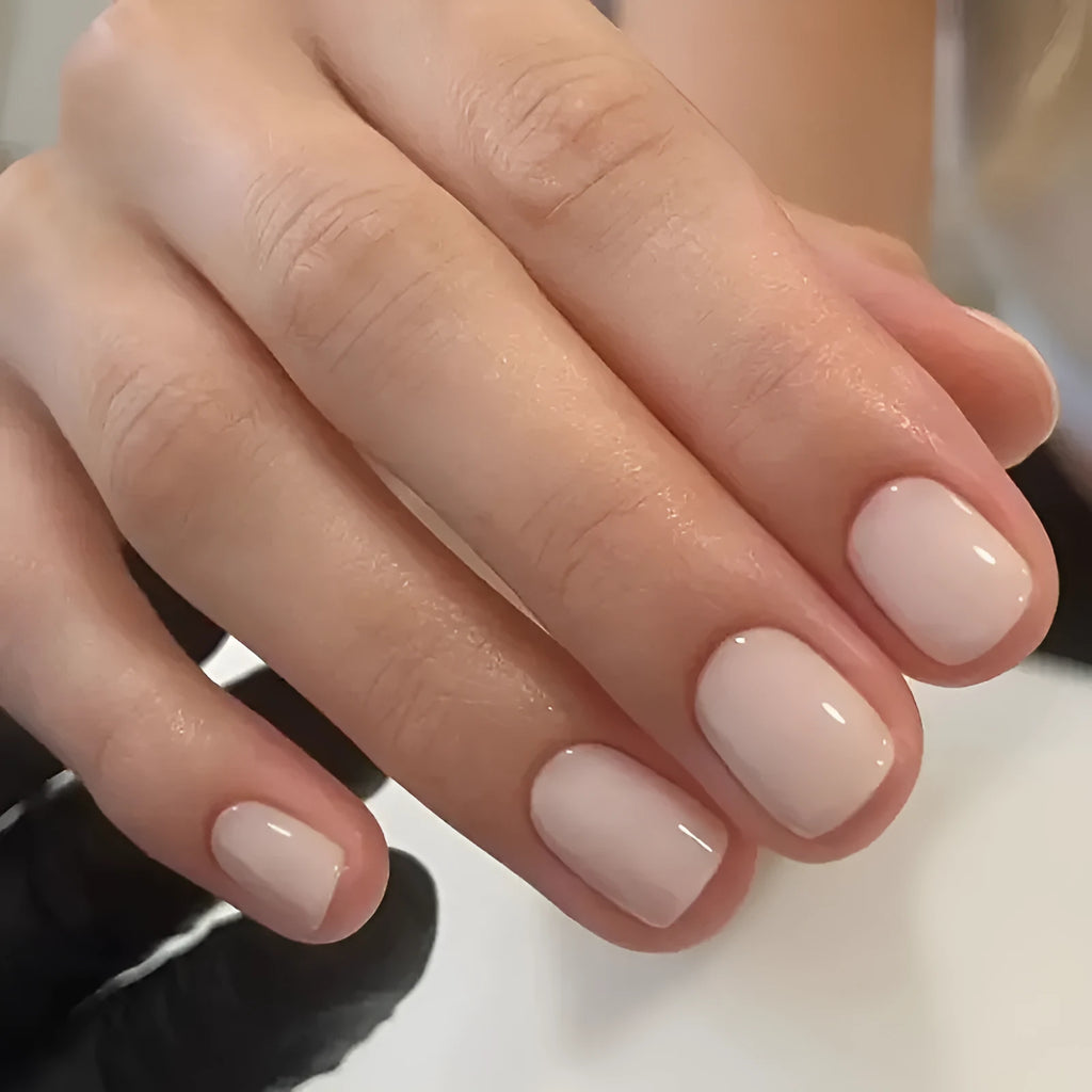MY119 solid colour plastic nail armour set showing multiple pieces for complete nail art application