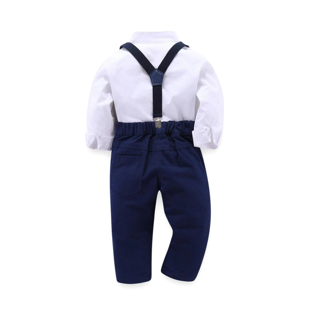 Blue European style children's suit jacket for boys over 8 years with plain pattern and regenerated cellulose fibre construction