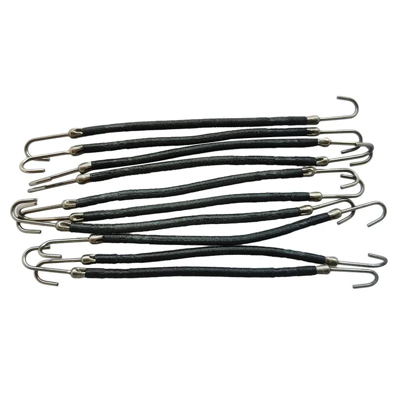 Double hook hair tools for wigs in solid colours with two adjustable attachment points