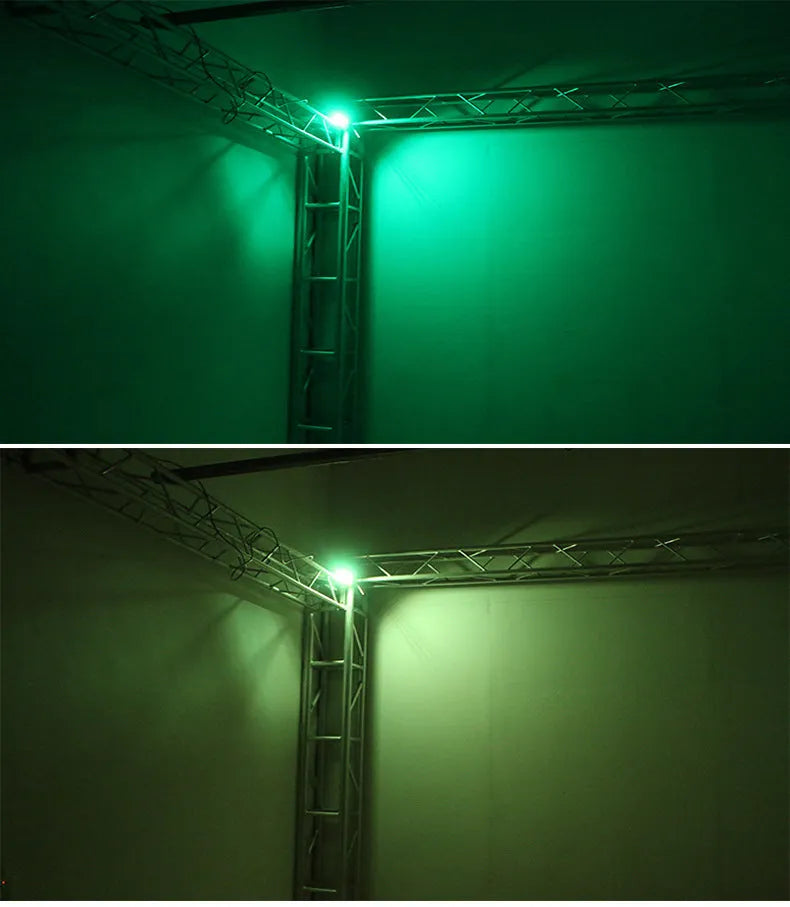 Sound control 48 LED strobe light with compact housing and dual flash modes