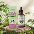 60ml bottle of dog nutrient solution with milk thistle and turmeric extracts