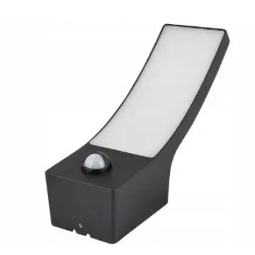 LED outdoor wall lamp with 92 LED beads, aluminium shell, IP44, 80x60x240mm, for outdoor walls
