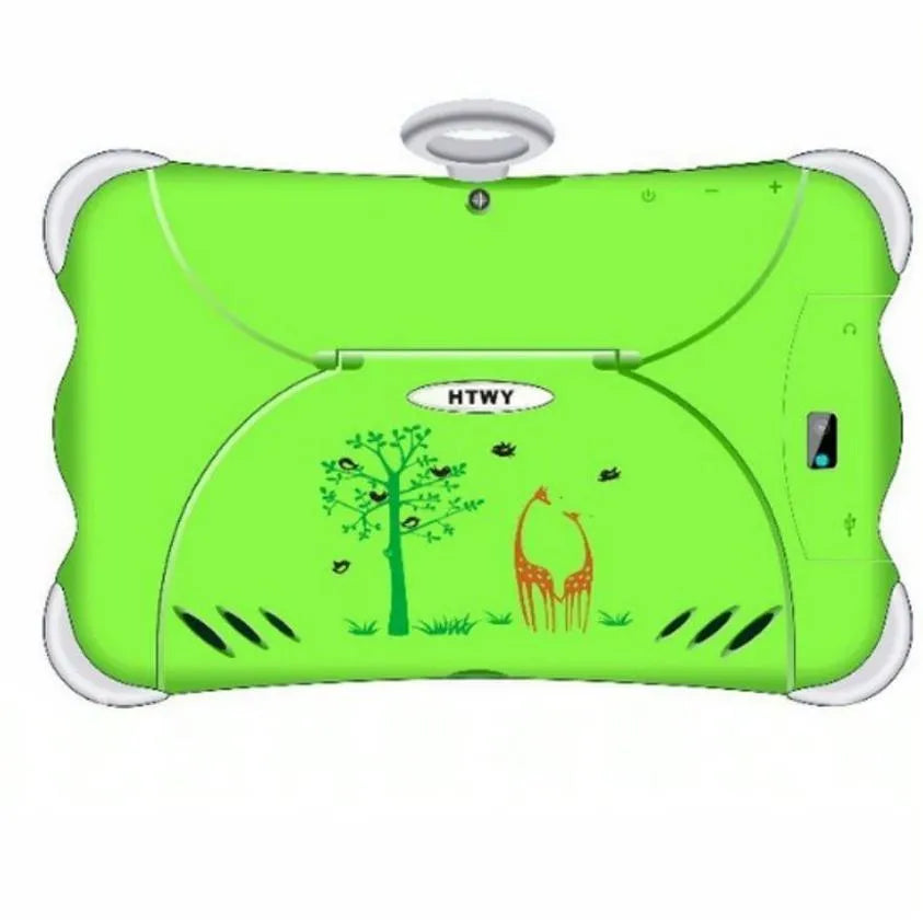 7-inch children's learning tablet in cartoon colours with stand and 3G call function