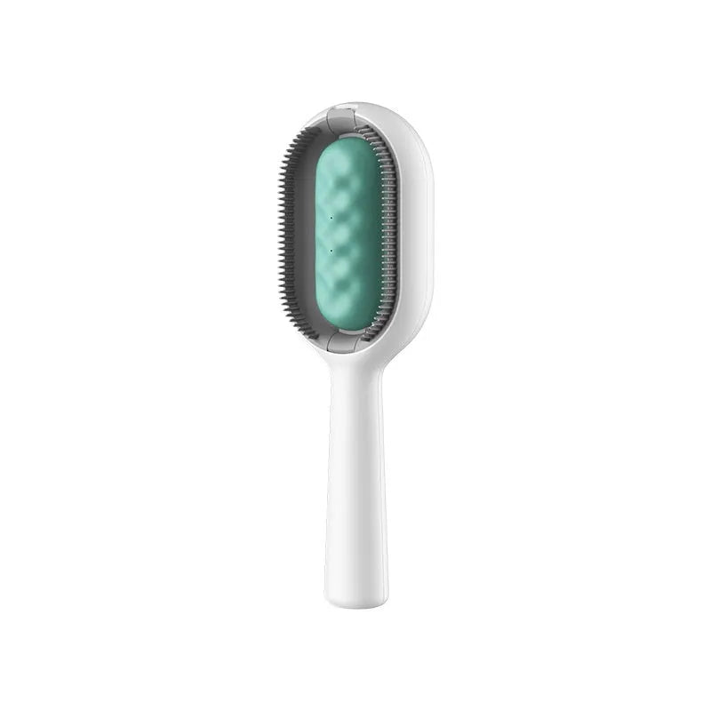 Large floating hair cleaning comb for dogs with disposable essence bottle in blue or pink colour options
