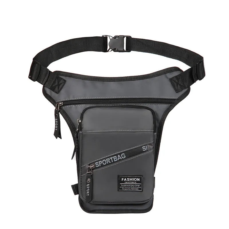 Men's outdoor cycling leg bag in nylon with crossbody strap in various colour options